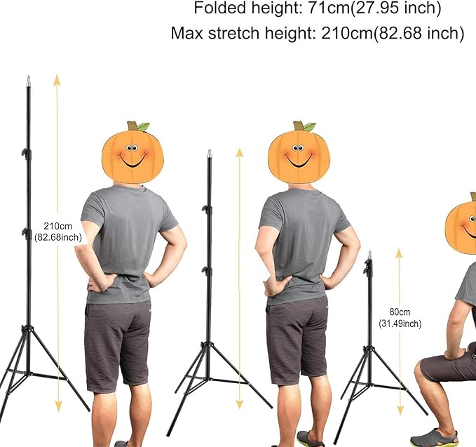7 feet tripod stand for Ring Light, Videography, Photography, Tiktok, Studio Lighting, Equipment and Multipurpose Usage Elegant Home