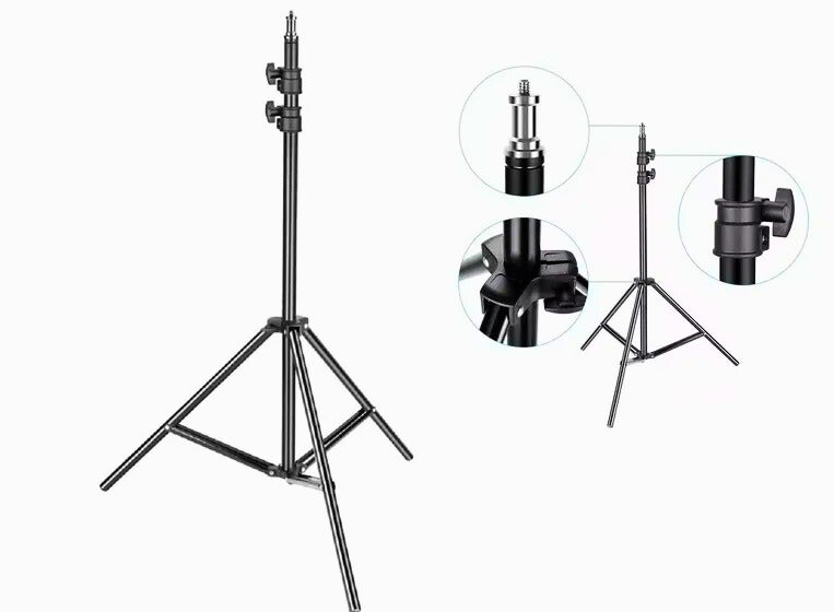 7 feet tripod stand for Ring Light, Videography, Photography, Tiktok, Studio Lighting, Equipment and Multipurpose Usage Elegant Home