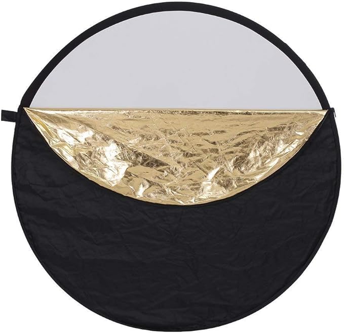 Photography with the 42"/110cm Reflector 42-inch / 107 cm 5 in 1 Special Quality Collapsible Multi-Disc Light Reflector with Bag - Translucent, Silver, Gold, White and Black