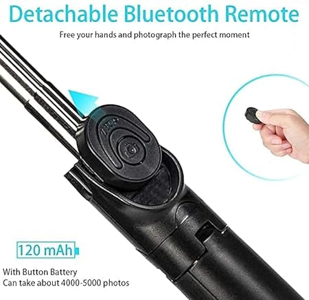 4 in 1 Tripod Selfie Stick R1s With Remote Control (Bluetooth)