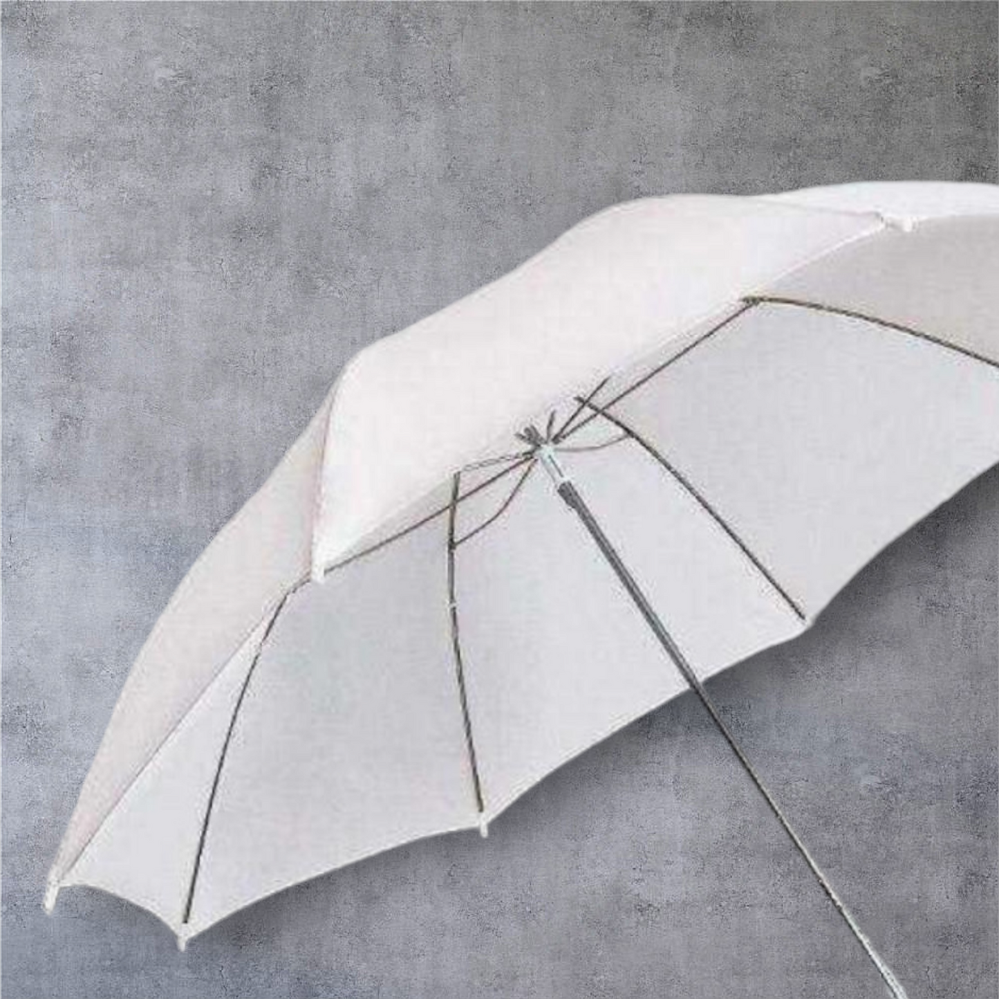 Studio Soft White Umbrella 83cm For Strobe And Led Lights Photography And Video