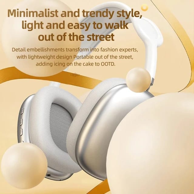 P9 Pro Max Wireless Bluetooth Headphones (Random Colour)