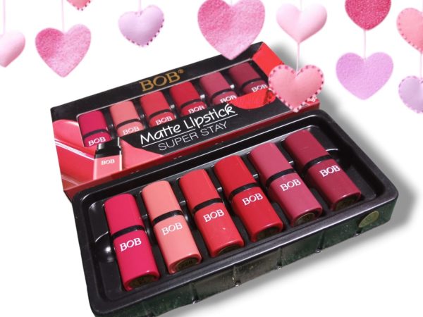 Pack Of 6 Matte Bob Lipstick Set