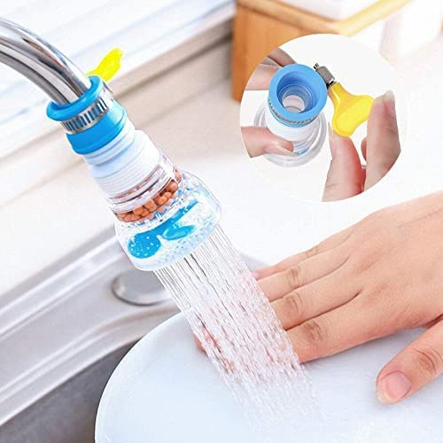 1 Pc Faucet-tap – Anti-splash 360 Degree Adjustable And Rotating Water Purifier Tap For Kitchen-shower With Clip-water Saving Filter
