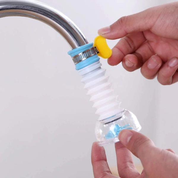 1 Pc Faucet-tap – Anti-splash 360 Degree Adjustable And Rotating Water Purifier Tap For Kitchen-shower With Clip-water Saving Filter