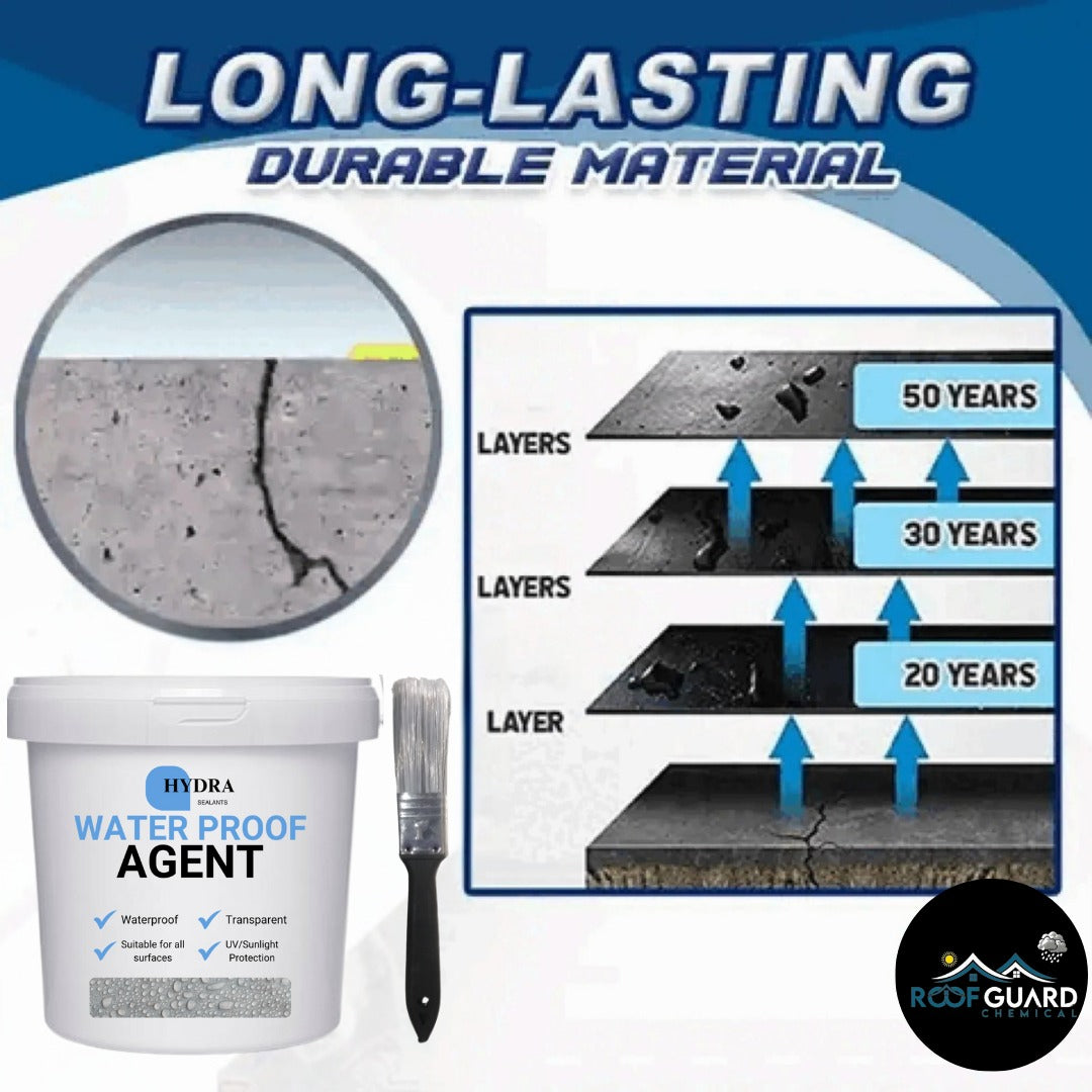Original Hydra Waterproofing Agent With Brush – 100% Authentic | Long-Lasting Leak Sealant (Not Local Copy, Not Acrylic Paint)