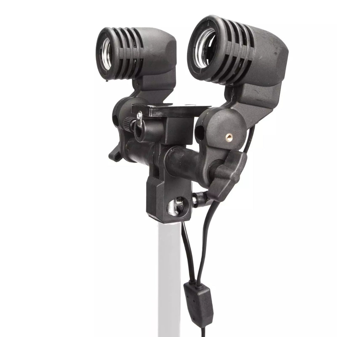 Double Bulb Umbrella Holder For Studio Lights| Photographers|Youtubers