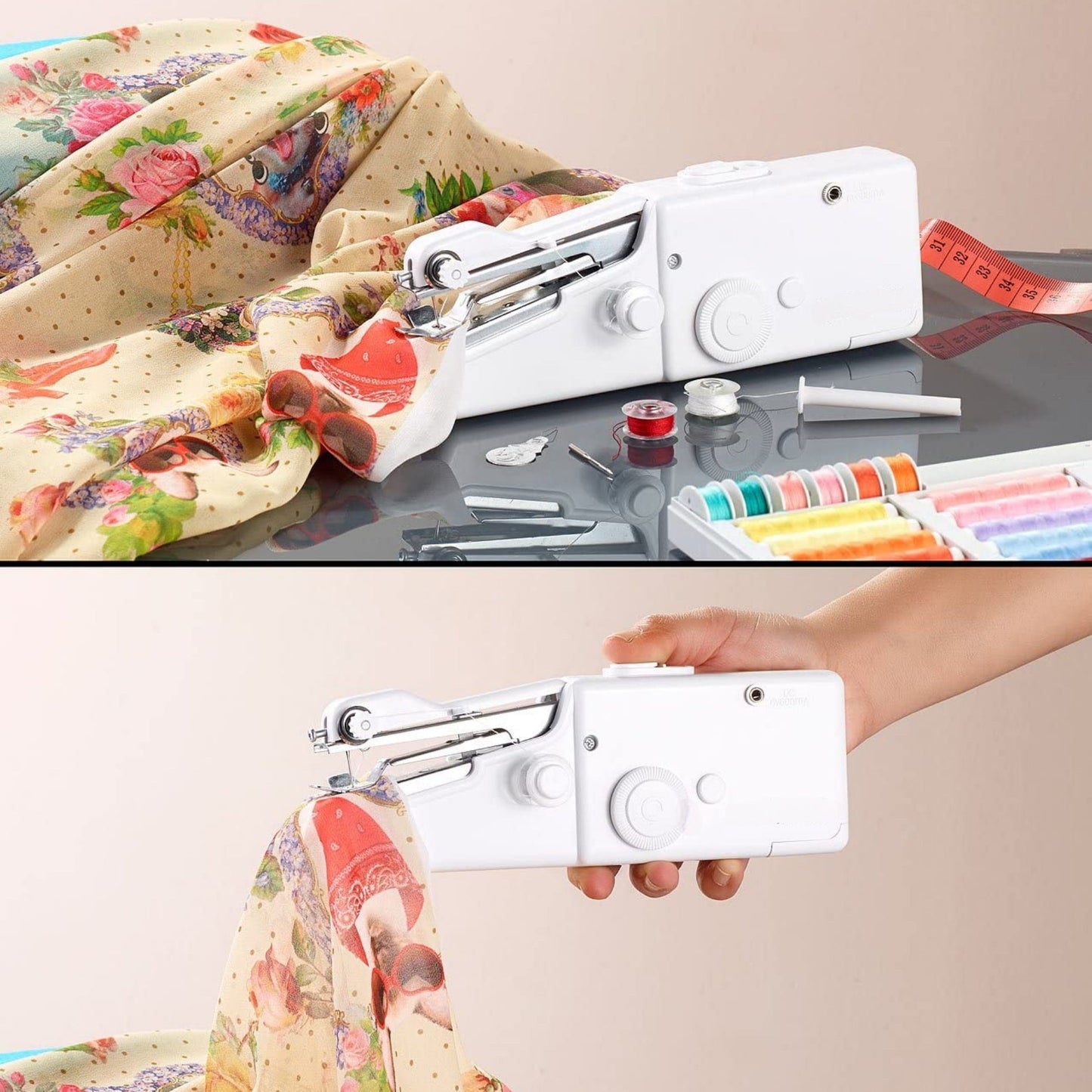 Sewing Machine Mini Handy Stitch Machine | Portable Sewing Machine Battery Operated(instant Stitching)
