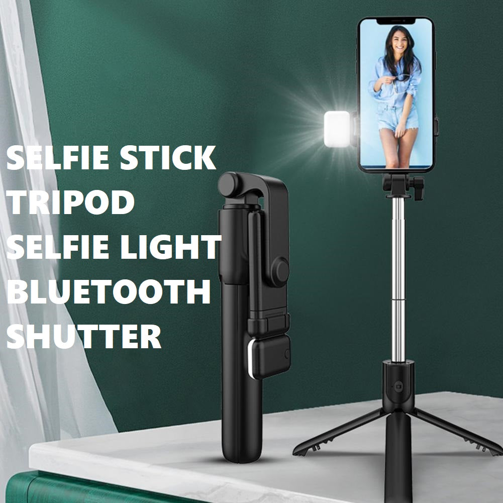 4 in 1 Tripod Selfie Stick R1s With Remote Control (Bluetooth)