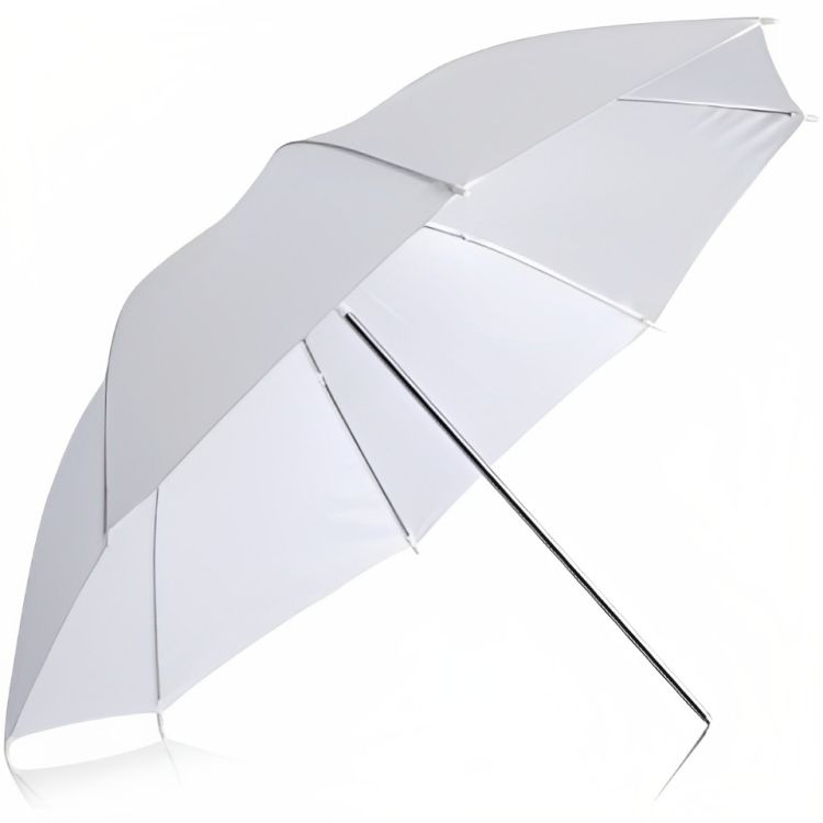 Studio Soft White Umbrella 83cm For Strobe And Led Lights Photography And Video