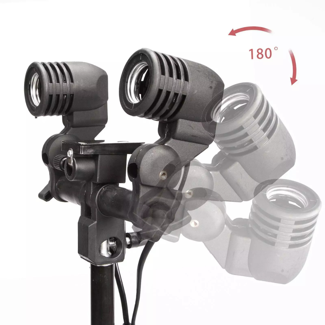 Double Bulb Umbrella Holder For Studio Lights| Photographers|Youtubers