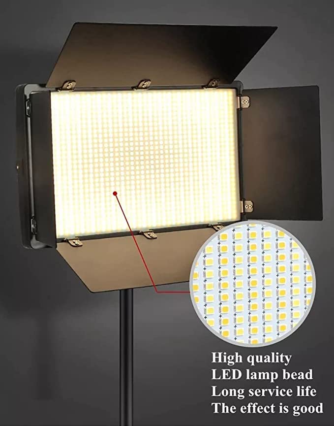 LED 520 Varicolor Professional Video Light 37 Watt For Youtubers| Video & Photo Shoots | Insta Reel Makers (Battery Powered)