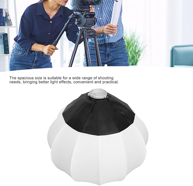 65cm Foldable Lantern Ball Shape Soft Box for Professional Studios| Photography & Videography