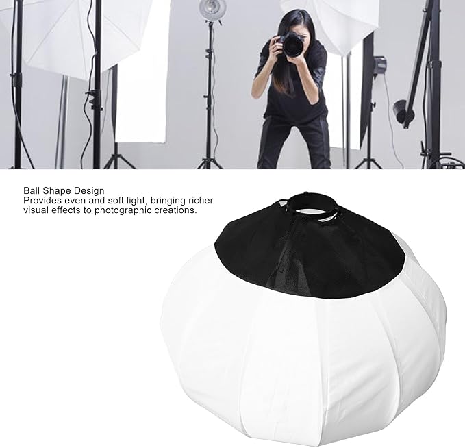 65cm Foldable Lantern Ball Shape Soft Box for Professional Studios| Photography & Videography