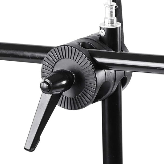 4ft Boom Arm Rod With Dual Swiveling Grip Head Angle Clamp For Studio| Podcasting| Video And Photo Use(High Quality)