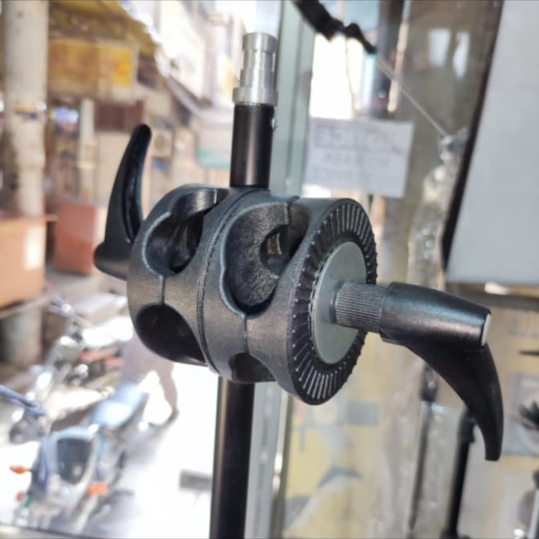 4ft Boom Arm Rod With Dual Swiveling Grip Head Angle Clamp For Studio| Podcasting| Video And Photo Use(High Quality)