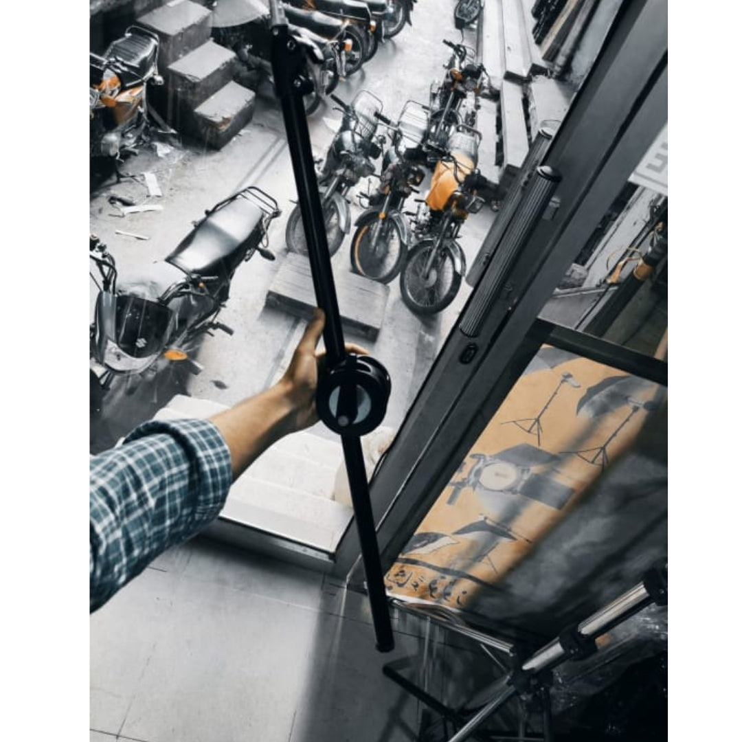 4ft Boom Arm Rod With Dual Swiveling Grip Head Angle Clamp For Studio| Podcasting| Video And Photo Use(High Quality)