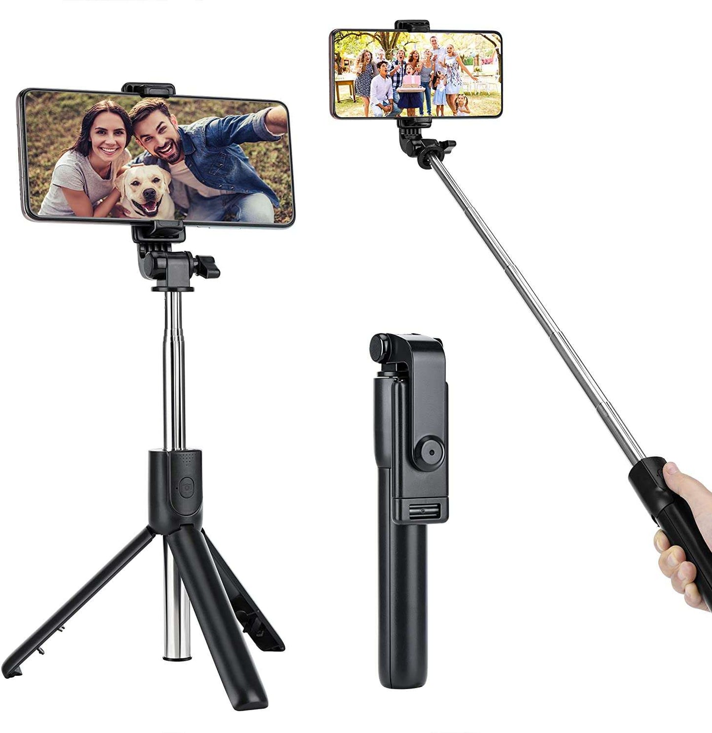 4 in 1 Tripod Selfie Stick R1s With Remote Control (Bluetooth)