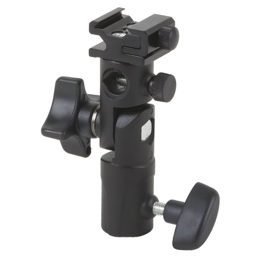 Universal Metal Flash Hot Shoe Speedlite Umbrella Holder Light Stand Grip Bracket