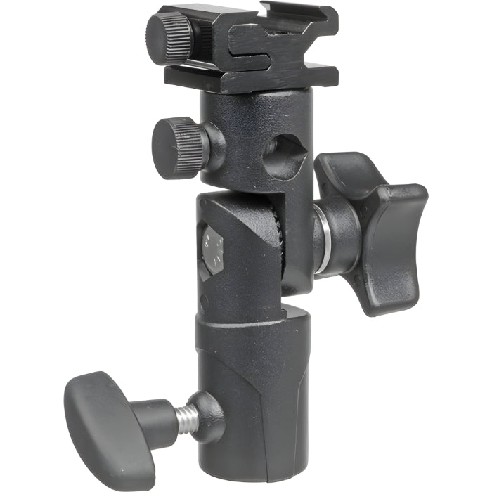 Universal Metal Flash Hot Shoe Speedlite Umbrella Holder Light Stand Grip Bracket