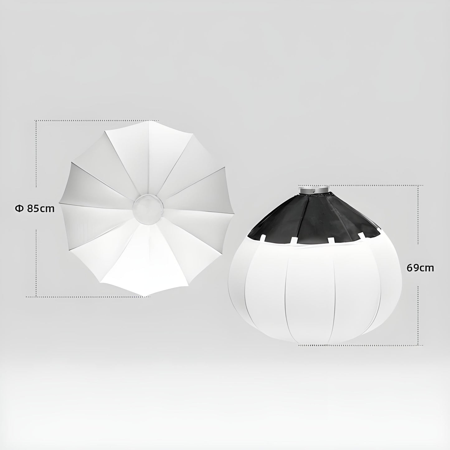 65cm Foldable Lantern Ball Shape Soft Box for Professional Studios| Photography & Videography