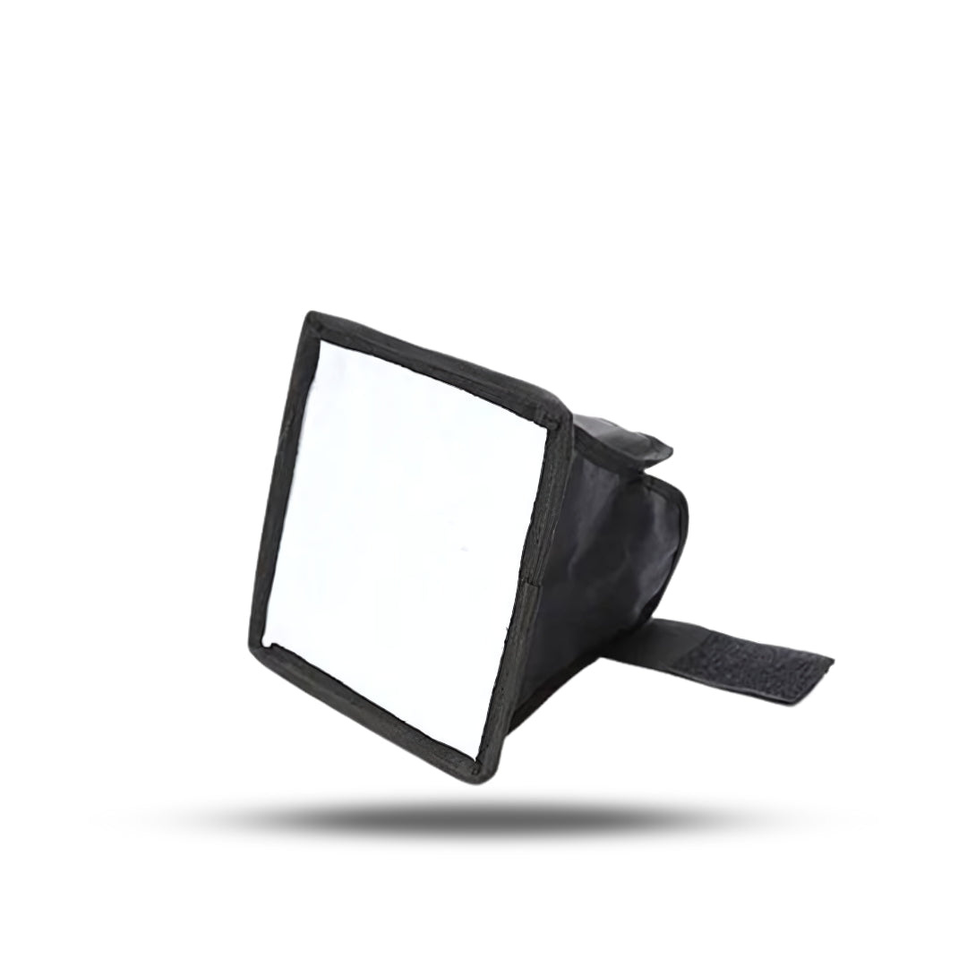 Universal Camera Flash Diffuser Speedlight Softbox Kit, Portable Small Soft Box for Canon Nikon 20x15cm Rectangular Softbox