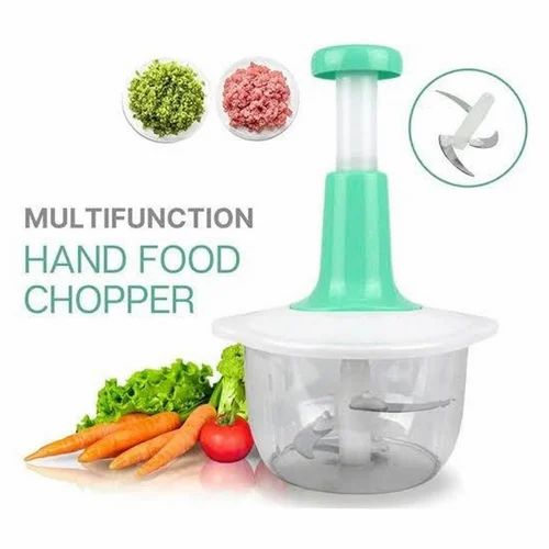 Hand Pat Food Processor / Hand Push Chopper Machine Food Processor Vegetable Chopper 1500ml Capacity