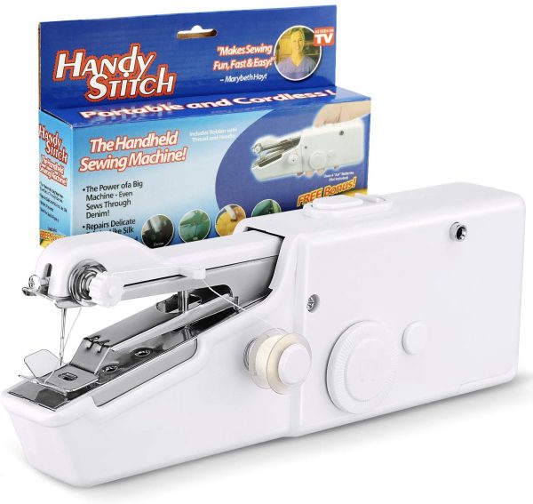 Sewing Machine Mini Handy Stitch Machine | Portable Sewing Machine Battery Operated(instant Stitching)